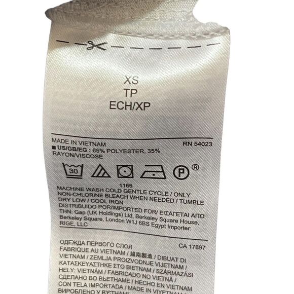 BANANA Republic denim Blue and white Tank top - Picture 5 of 5